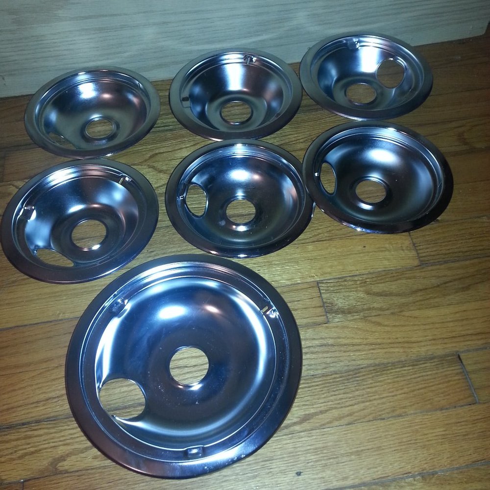 8 Universal Drip Pans Stove Burner Replacement